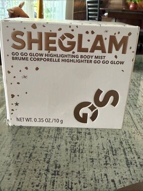 SHEGLAM Go Go Glow Highlighting Body Mist — Gold/White